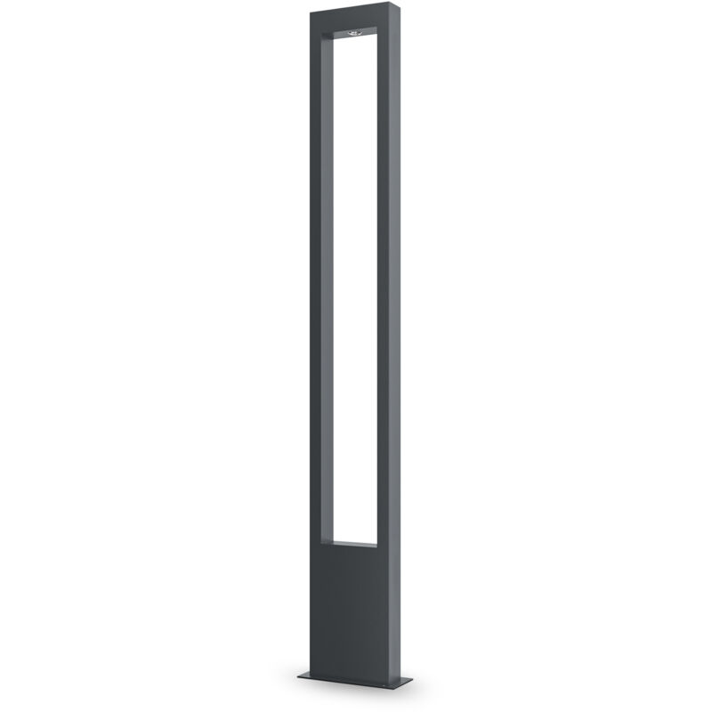 Lampadaire, lampe de chemin, lampadaire, lampe d'extérieur, led métal, graphite, h 150 cm