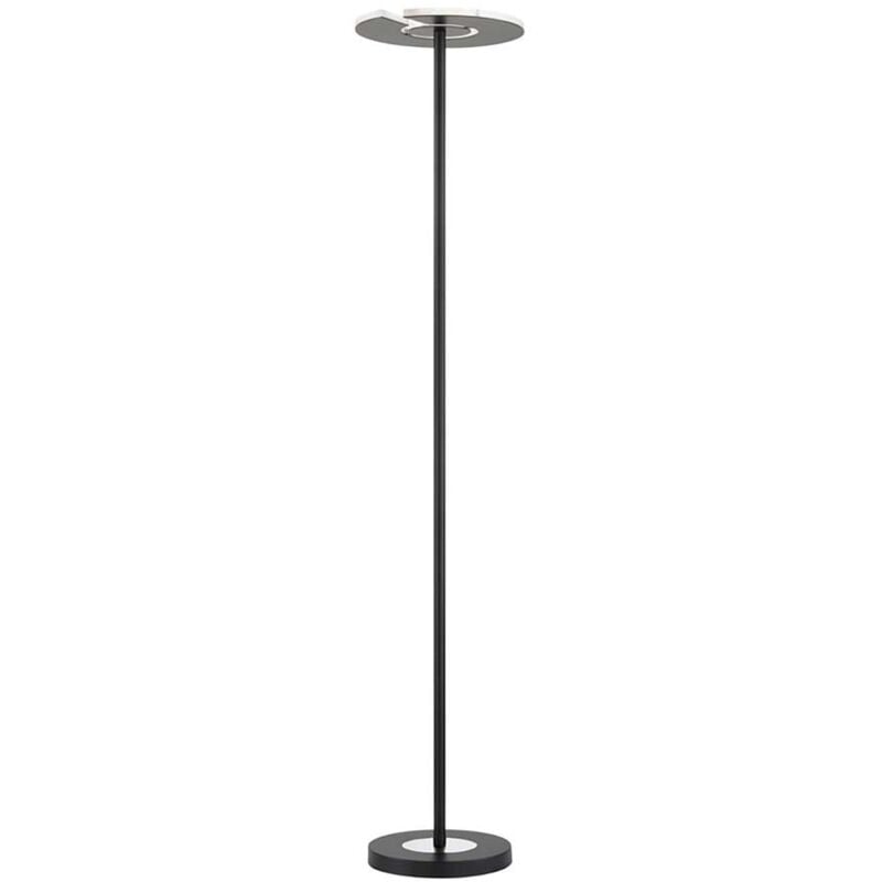 Lampadaire lampe de salon led cct métal dimmable chrome h 180 cm