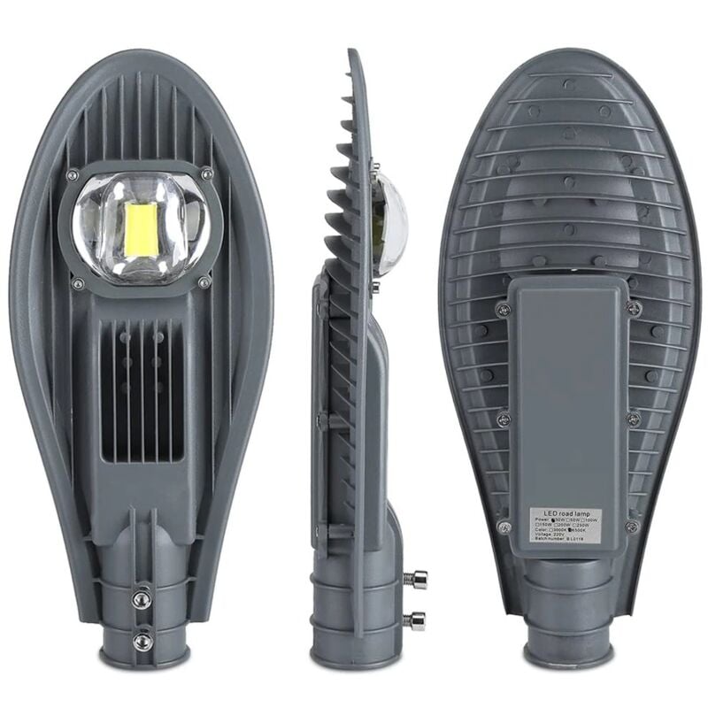 LAMPADAIRE LED 50W IP65 6000K 8500lm LAMPE DE FAÇADE POUR POIGNÉE