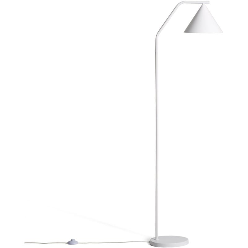 Ledkia - Lampadaire led 8W Métal Elise Blanc