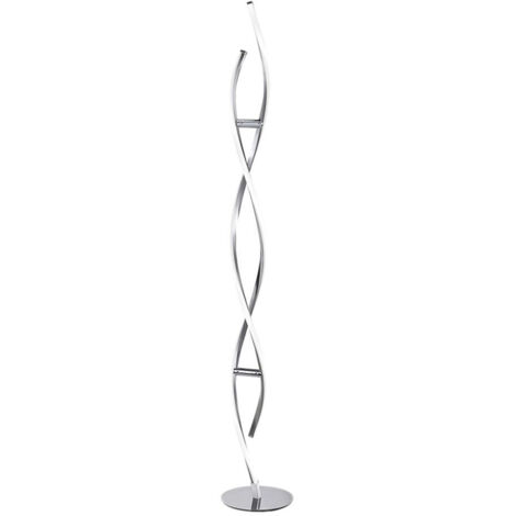 Lampadaire LED design incurvé salon lampadaire d'éclairage dimmable Paul Neuhaus 9140-55