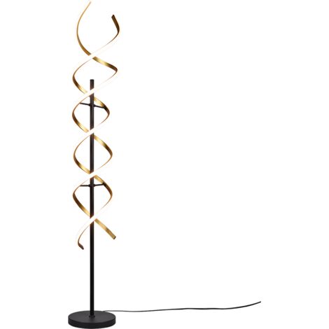 Lampadaire led design spirale laiton mat avec variateur tactile - trio - sequence 64991687 64991687 64991687 64991687 64991687 64991687 64991687 64991687