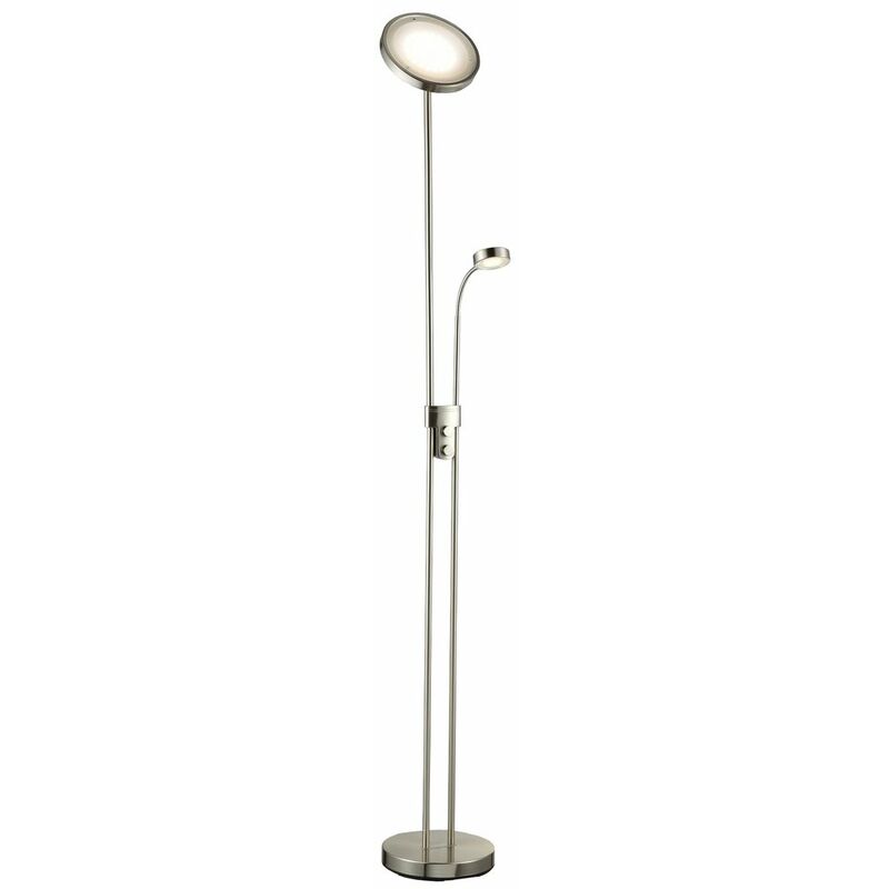 Lampadaire LED dimmable métal lampe à vasque salon orientable