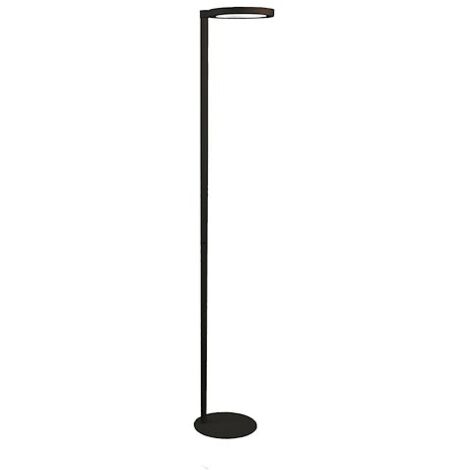 Lampadaire Led double éclairage - 55 W - Aluminium