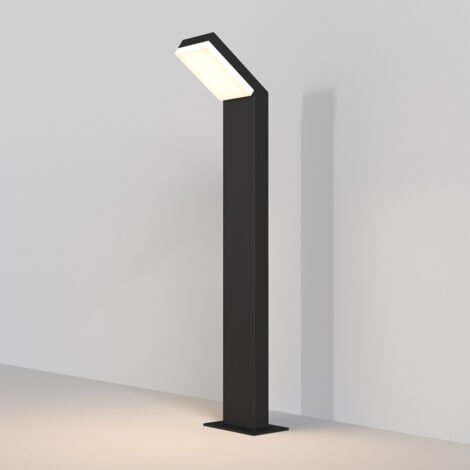 Lampadaire LED éclairage extérieur chemin lampe de jardin noir H 80cm