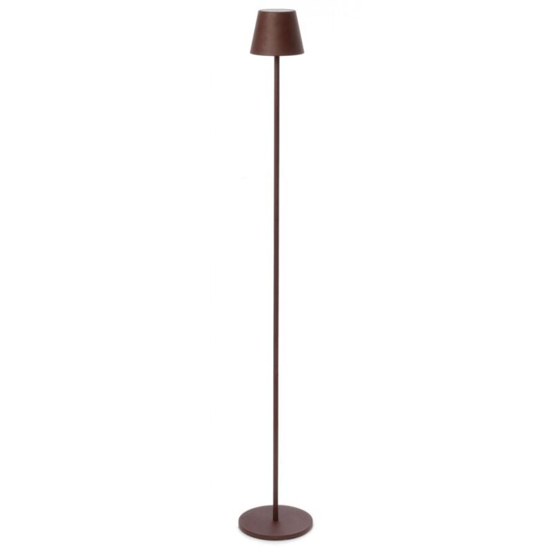 Lampadaire led Etna marron D.17 x 115h cm