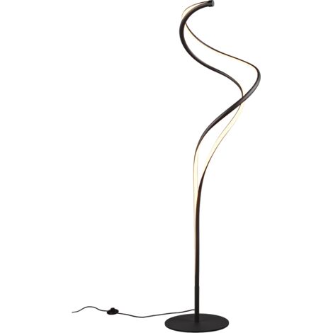 Lampadaire led integree 46w noir mat variateur tactile - trio select - nala 88830847 88830847 88830847 88830847 88830847