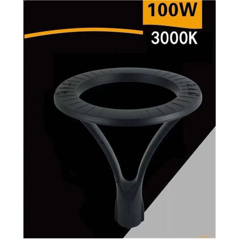 Lampadaire Led Moderne 100w Cercle Champignon Ip65 éclairage Extérieur Jardin Cour Gd-100w