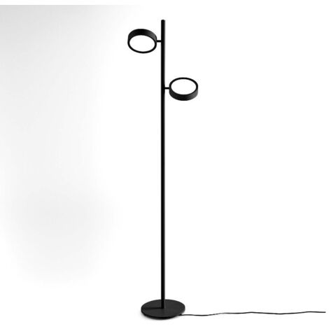 Lampadaire led moderne gea luce gpin20, réglable, dimmable, en aluminium méthacrylate