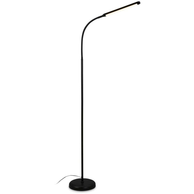 Lampadaire led, noir, 1xplatine LED/6W