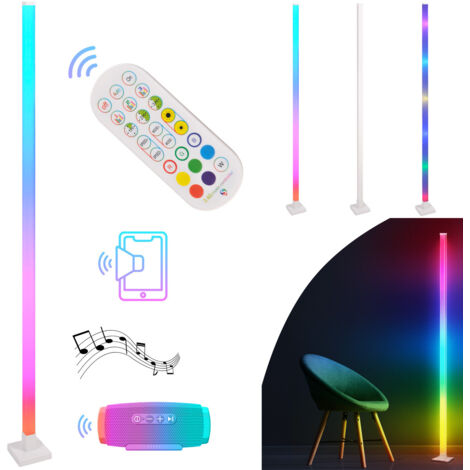 Lampadaire LED RGB musical, télécommande Polux MAGICAL