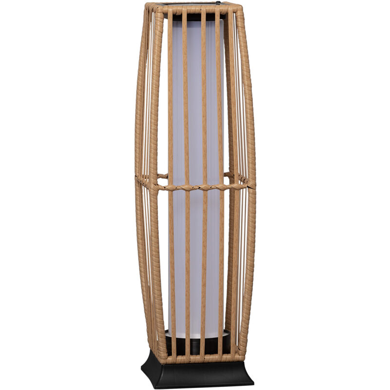 Lampadaire LED Solaire Arley Naturel - Naturel