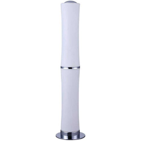 Lampadaire LED V-TAC Bamboo 32W tactile dimmable blanc