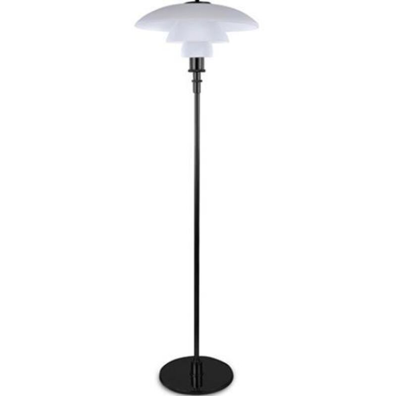 Lampadaire - Lampe de Salon - Liam Chromé noir Lampadaire - Lampe de Salon - Liam Chromé noir