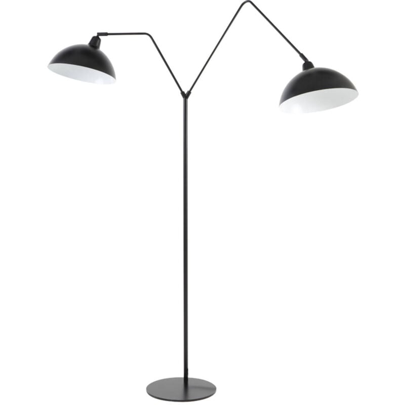 Light&living - lampadaire - Orion - noir - métal - lampe de