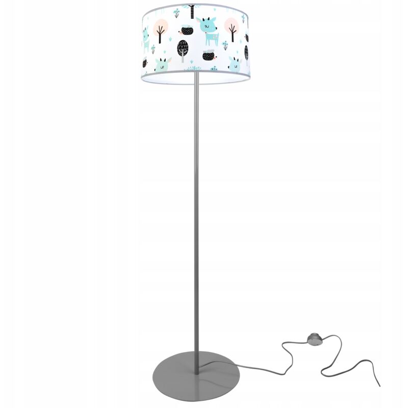 Lampadaire Loft Pour Enfants Abat-Jour Motif Led