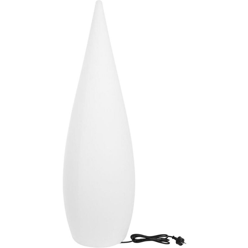 Lampadaire ext filaire classy Blanc Polyéthylène H120CM