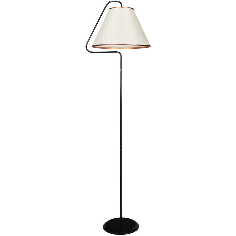 Lampadaire Masham 145 x 40 x 35 cm E27 noir crème [ Lux.pro