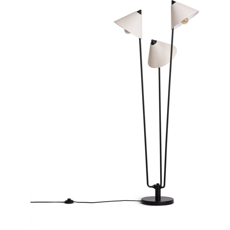 Lampadaire Métal Bells Blanc