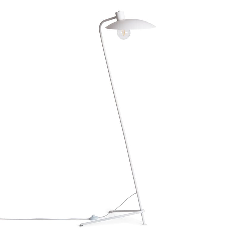 Lampadaire Metal Lineo Blanc