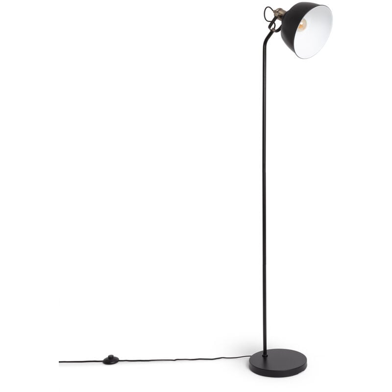 Lampadaire Métal Luise Noir