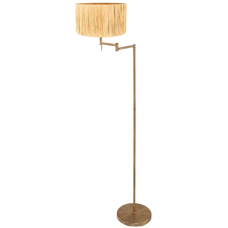 Mexlite - lampadaire - Bella - bronze - herbe métal - ø 45cm -