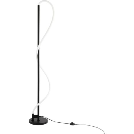 Lampadaire moderne à néon ondulant "Corda" - 360º - Dimmable - - Noir