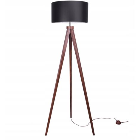 LAMPADAIRE MODERNE, EN BOIS, LED