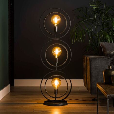 Lampadaire moderne en métal avec anneaux orientables BONY