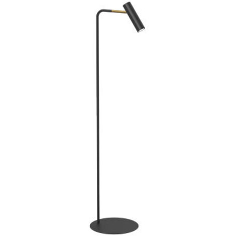 Lampadaire moderne noir tube GU10 8W Axion Luminex