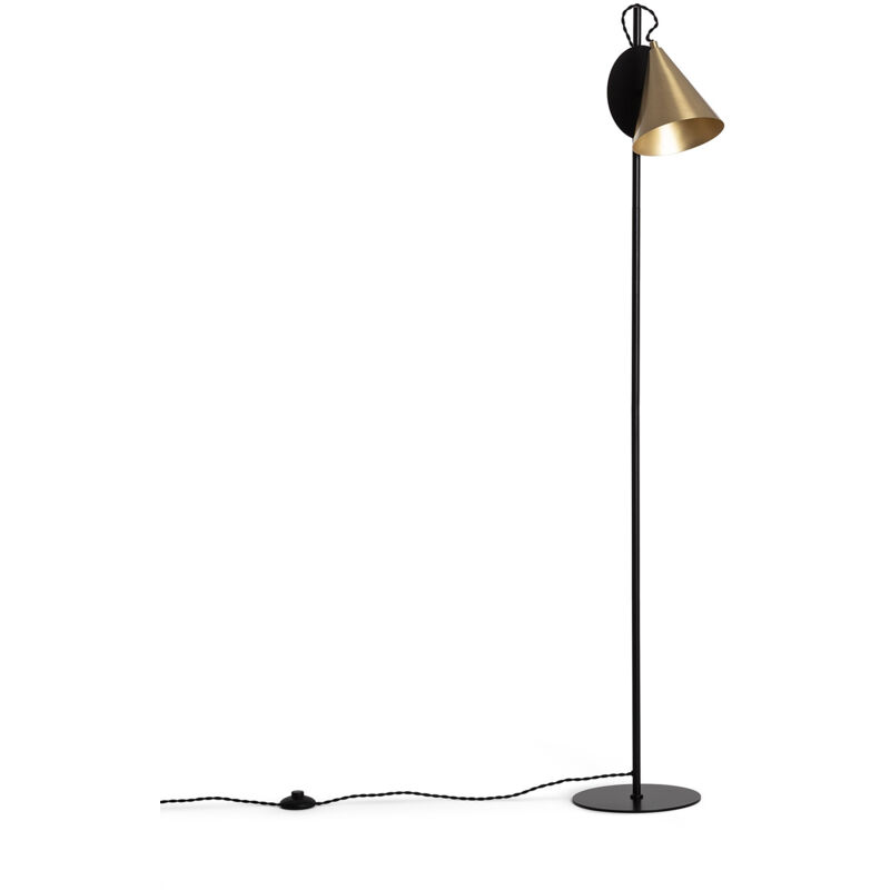Efectoled - Lampadaire Métal Liceo Noir- Doré Efectoled - Lampadaire Métal Liceo Noir- Doré