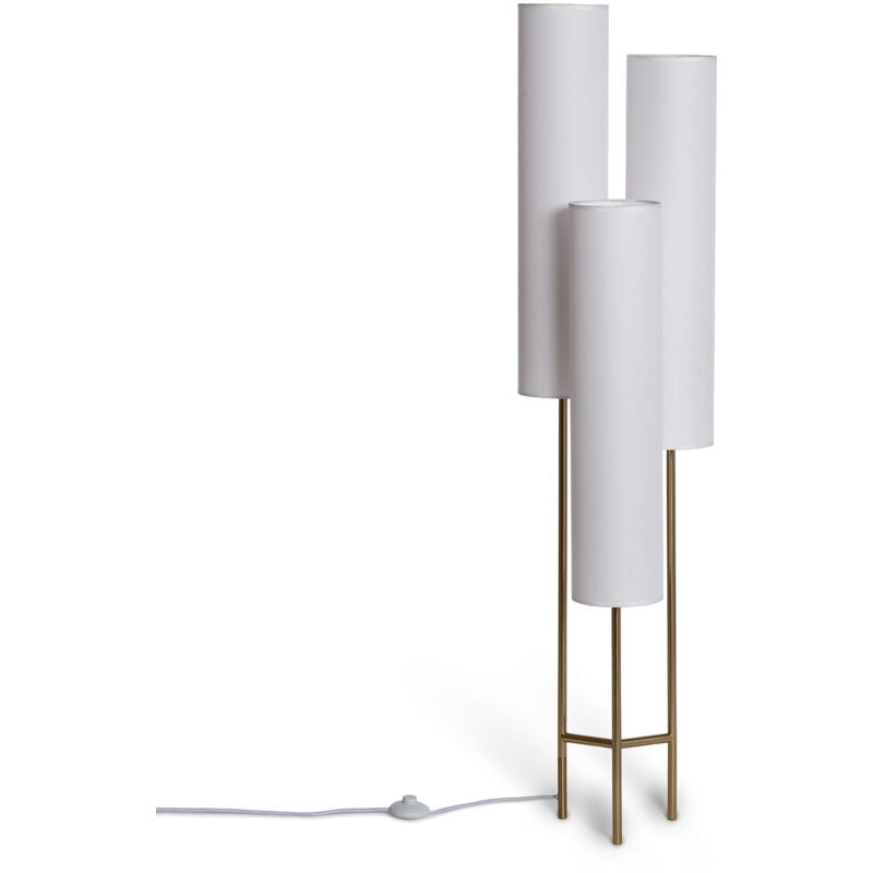 Lampadaire Métal Senza Blanc