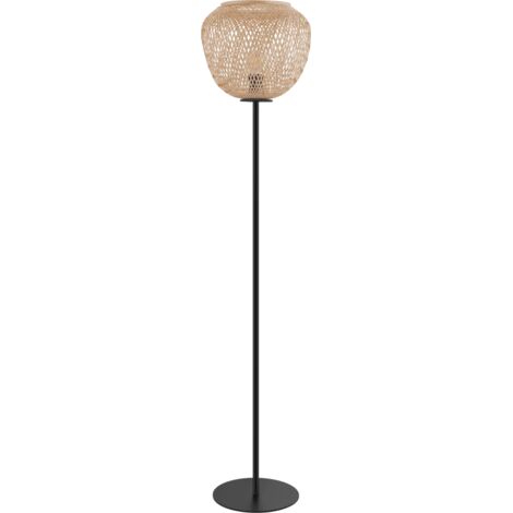 Lampadaire nature Dembleby H: 150 Ø: 32cm avec interrupteur au pied