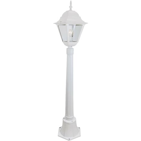Lampadaire new york blanc cm.110 aluminium 1 lumière 60w - I Giardini Del Re