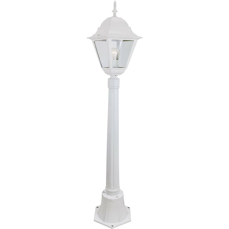 Lampadaire new york blanc cm.110 aluminium 1 lumière 60w - i Giardini Del Re