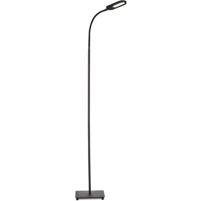 B.k. Licht lampe sur pied led 8W avec tête flexible luminosité réglable lumière blanc chaud neutre froid fonction touch moderne salon bureau