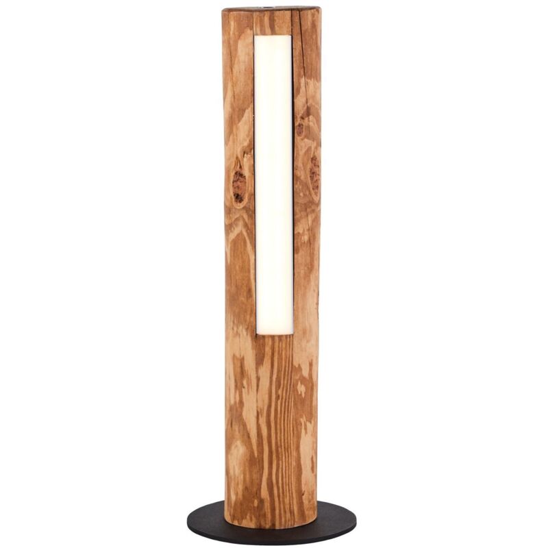 Brilliant - lampe, lampe de table led Odun pin teinté, 1x led intégrée, 8W led intégrée, (800lm, 3000K), bois issu de la foresterie durable (fsc)