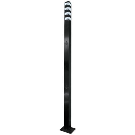 Lampadaire Pyramide Inox 200 cm 64 LED SMD 2835 21W