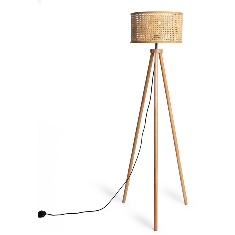 Lampadaire Rotin Adirane Naturel
