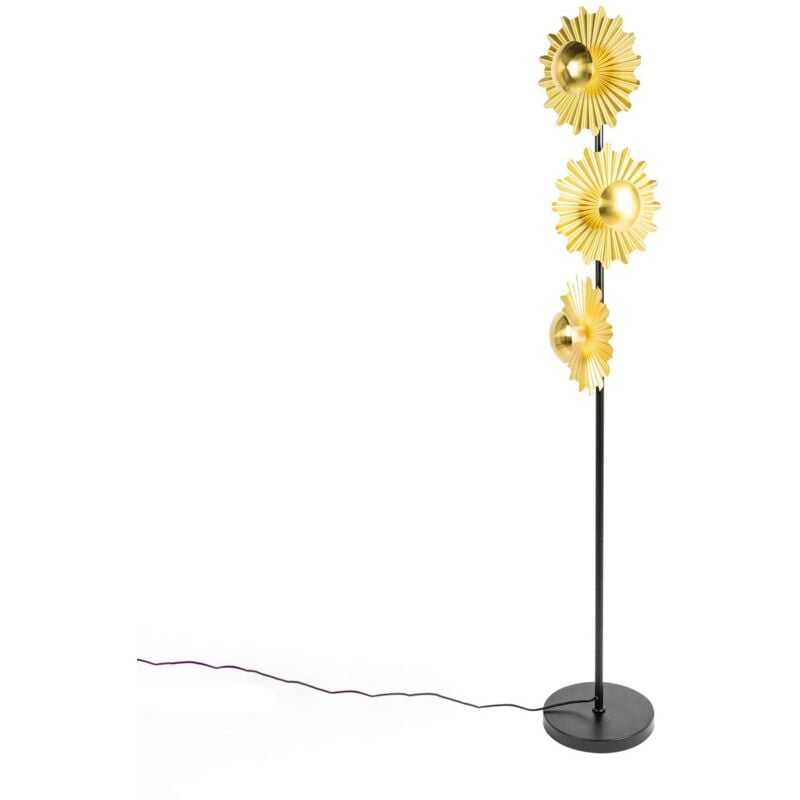 Lampadaire 'Senmia' en métal pour salon & salle à manger