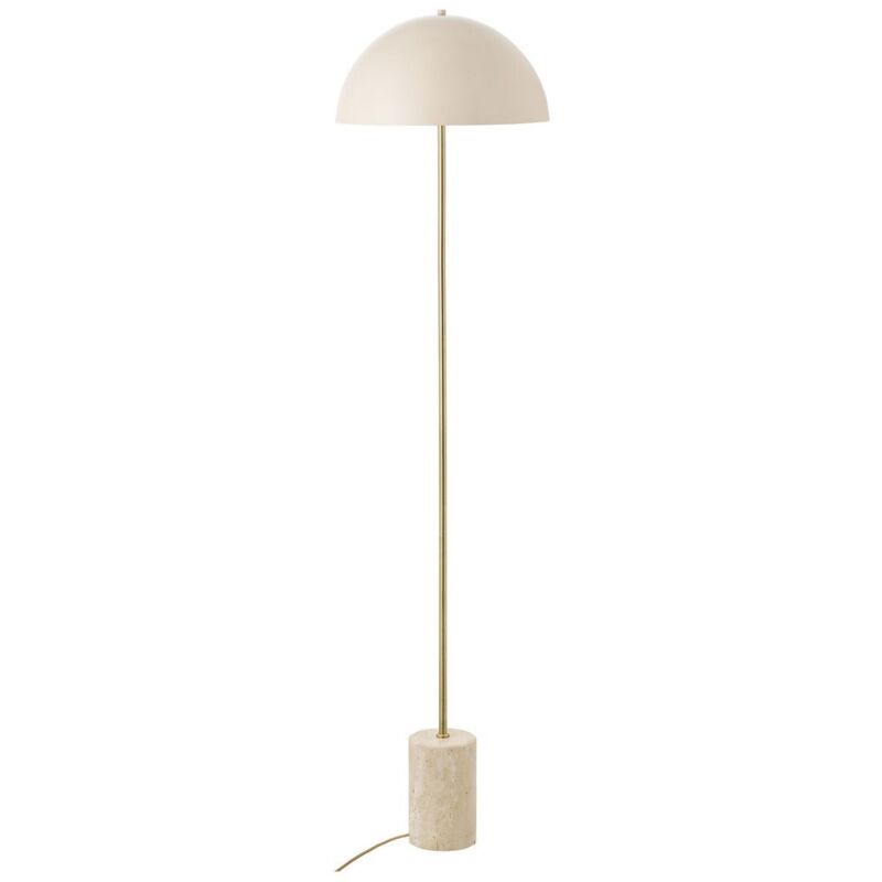 Lampadaire Sheffield, Marbre, Métal, Beige, 40x40x155 cm Lampadaire Sheffield, Marbre, Métal, Beige, 40x40x155 cm