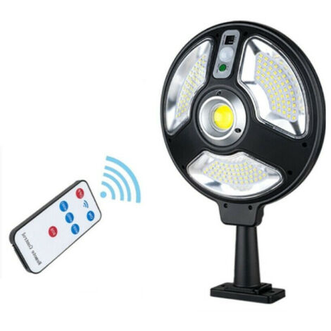 Lampadaire Solaire Avec Détecteur De Mouvement Et Télécommande 120 Led 1288b