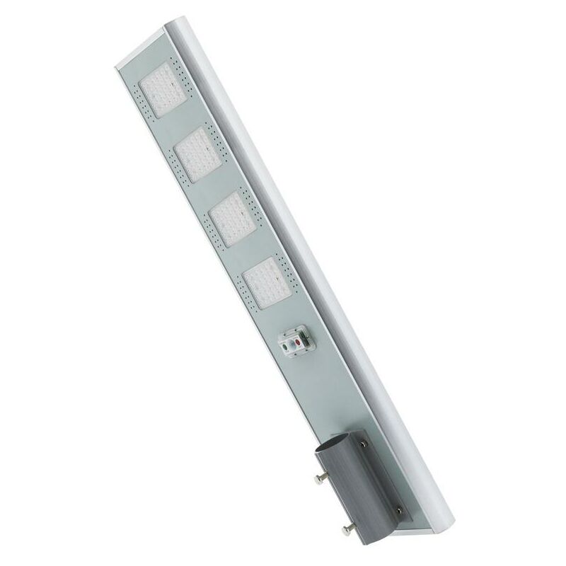 Lampadaire Solaire de LED Light Pro pour L'éclairage Public 200W avec Capteur et Télécommande Blanc Froid 6000K | IluminaShop
