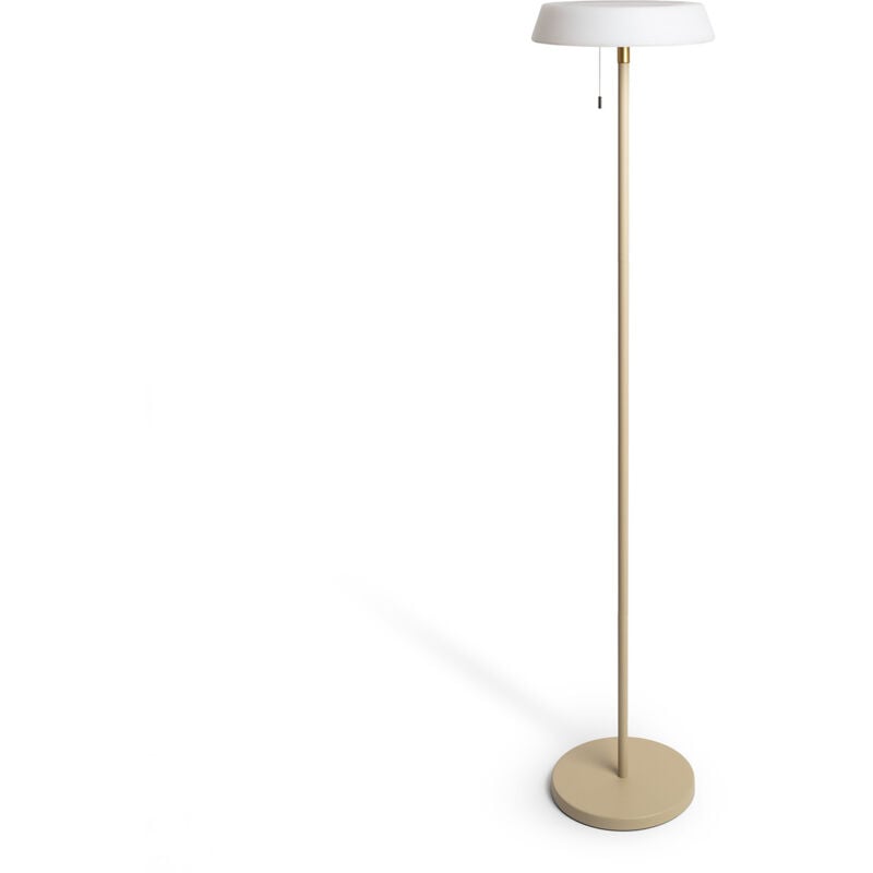 Lampadaire Solaire Extérieur Aldana 2.6W Crème