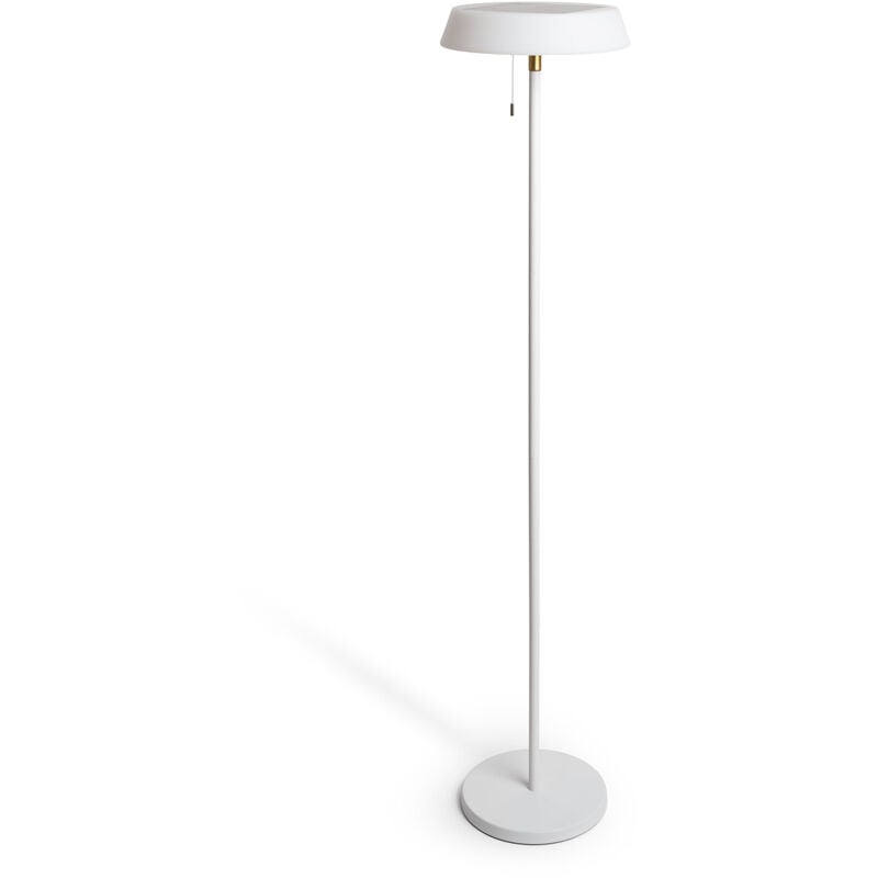 Lampadaire Solaire Extérieur Aldana 2.6W Blanc