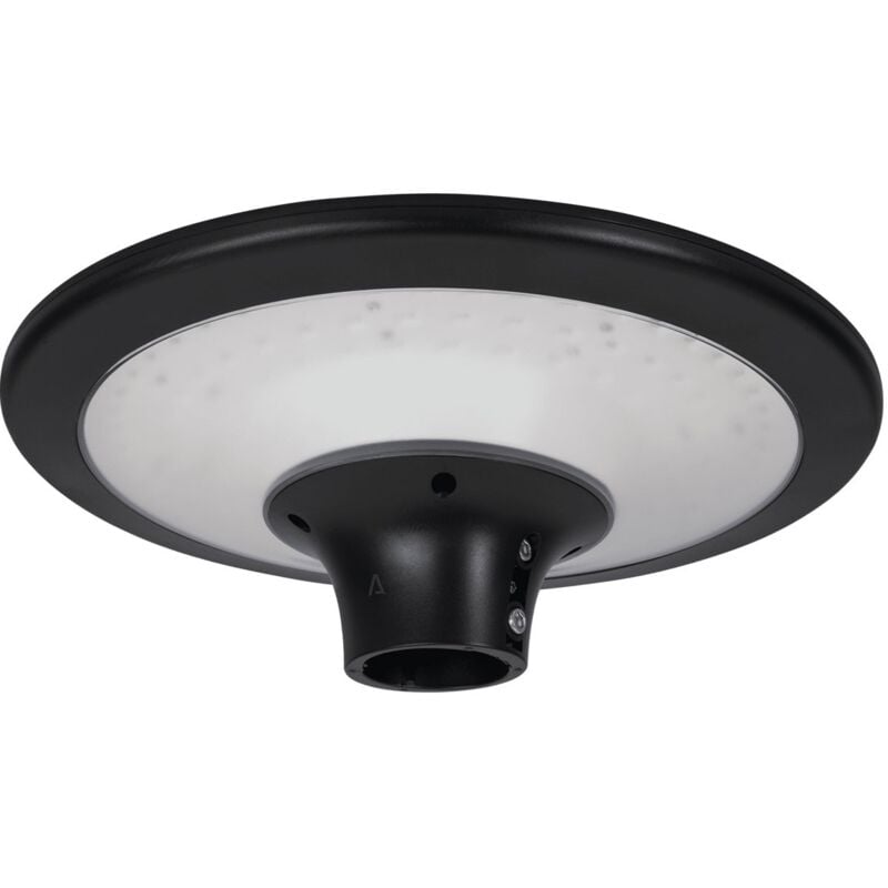 Lampadaire Solaire extérieur led 6000K Noir Eclairage 360° Surface éclairée 80m² Aslo