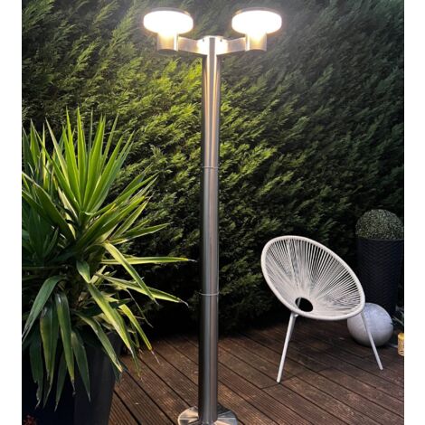 Lampadaire solaire Led ALTO 3000 - Hauteur 2m - Télécommandable - 300 à 3000 lumens