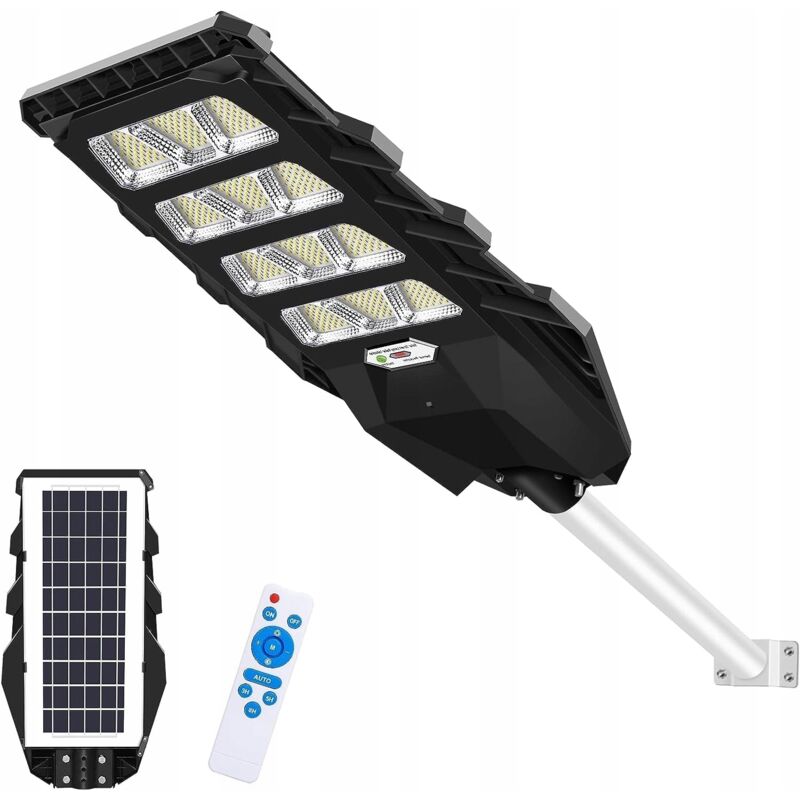 Lampadaire Solaire Led Puissant 1000w, Lampe De Jardin Pour Poteau
