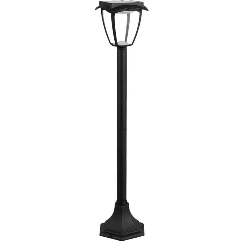 2894 VT-984 Lampadaire d'extérieur solaire led 2.00 w noir (mat) - V-tac