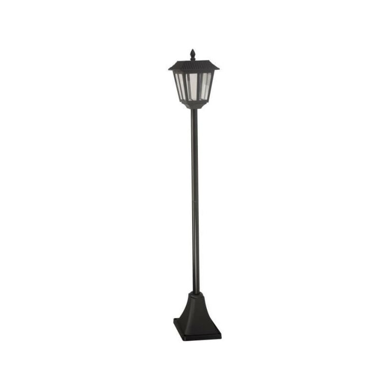 Lampadaire solaire Smart Garden Metro - 20 lumens - Noir - 130 x 18 cm